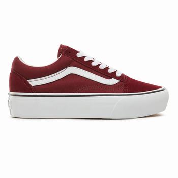 Vans Platform Old Skool - Naisten Platform kengät - Kuninkaallinen Sininen/Valkoinen